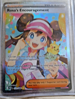 Pokemon Rosa’s Encouragement 123/088 Special Illustration Rare Perfect Order NM - Image 1