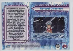 Natural Disasters Topps Pokemon The Movie 2000 #37 2000 - Image 2