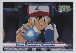 Three Treasures Complete Foilboard Topps Pokemon The Movie 2000 #60 2000 - Image 1