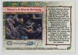 There's A Storm Brewing Topps Pokemon The Movie 2000 #8 2000 - Image 2