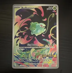 Pokemon TCG Bulbasaur 133/132 Illustration Rare Holo Stamped - Image 1