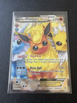 Pokemon Company Flareon EX RC28/RC32 Generations Full Art Holo UR ENG - Image 1