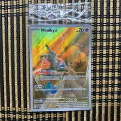 Mimikyu SVP 075 Scarlet & Violet Black Star Promo Paldean Fates Pokemon TCG - Image 1