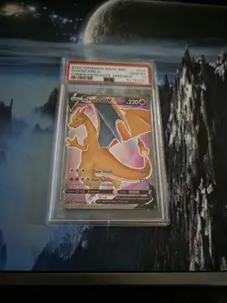 PSA 10 2020 Pokemon TCG Charizard V SWSH Black Star Promo Holo SWSH050 - Image 1
