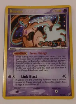 Deoxys 16/107 EX Deoxys Reverse Holo Rare STAMPED Pokemon TCG - Image 1