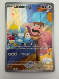 Lickitung Scarlet Violet Temporal Forces 180/162 Illustration Rare - Pokemon TCG - Image 1