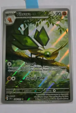 Vibrava | 206/191 Pokemon Surging Sparks Illustration Rare Double Sleeved - Image 1