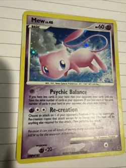 Pokemon TCG Mew #15/132 Secret Wonders Holo Rare Basic Psychic 60 HP English VG - Image 1