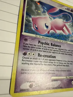Pokemon TCG Mew #15/132 Secret Wonders Holo Rare Basic Psychic 60 HP English VG - Image 2