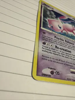 Pokemon TCG Mew #15/132 Secret Wonders Holo Rare Basic Psychic 60 HP English VG - Image 3
