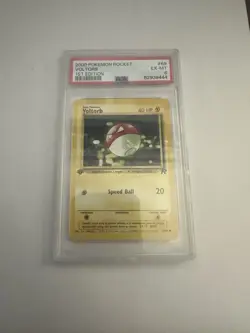 PSA 6 Voltorb #69 Team Rocket 1st Edition WOTC Pokemon TCG - Image 1