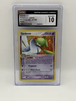 2005 Pokemon EX Emerald Holo Gardevoir #4/106 CGC 10 Gem Mint - Image 1