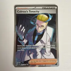 Pokemon TCG Shrouded Fable - Colress's Tenacity 087/064 - Full Art - Image 1