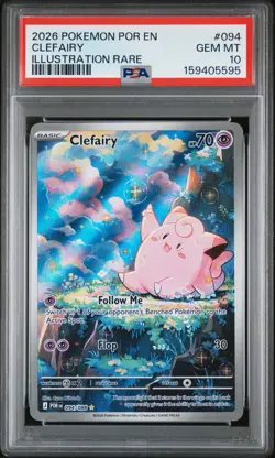 Pokemon TCG: Perfect Order - Clefairy 094/088 PSA 10 - Image 1