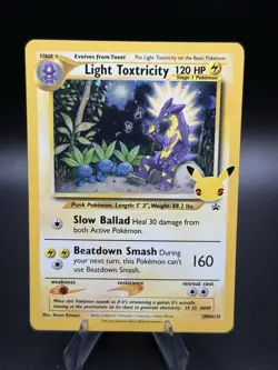 Light Toxtricity SWSH137 Holo Promo Sword & Shield Promo Pokemon NM - Image 1