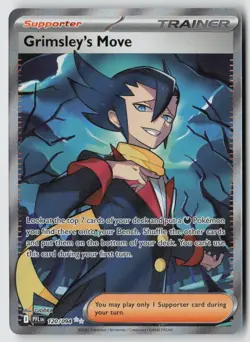 Grimsley's Move 120/094 Ultra Rare Phantasmal Flames Pokemon Near Mint - Image 1