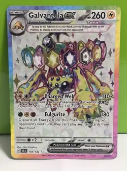 Pokemon TCG Galvantula EX 159/142 Stellar Crown Ultra Rare NM/M Condition - Image 1