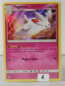 Togekiss - Rare Holo - SM: Unbroken Bonds #138 - POKEMON -NM -U Pick - Image 2