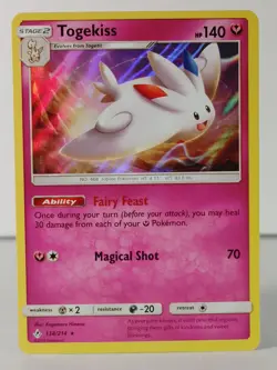 Togekiss - Rare Holo - SM: Unbroken Bonds #138 - POKEMON -NM -U Pick - Image 3