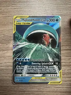 Magikarp & Wailord GX SM166 - Pokemon TCG - LP Sun and Moon Promo - Image 1