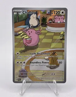 The Pokemon Company Pokemon TCG Chansey 187/167 Twilight Masquerade IR Holo EN - Image 1