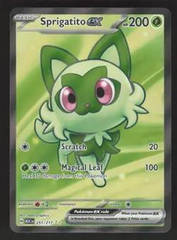 Sprigatito ex 251/217 Pokemon TCG ME: Ascended Heroes NM - Image 1