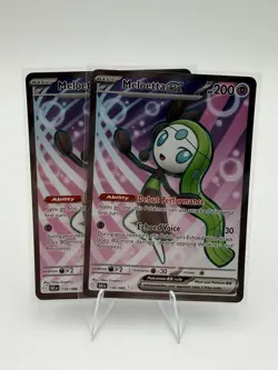 Meloetta ex 159/086 Holo Ultra Rare Black Bolt Pokemon Near Mint - Image 3