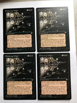 Withering Wisps X4 Ice Age Ex Condition See Pics Front Back - Image 1