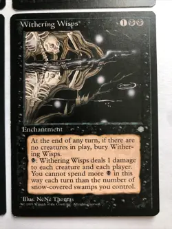Withering Wisps X4 Ice Age Ex Condition See Pics Front Back - Image 4