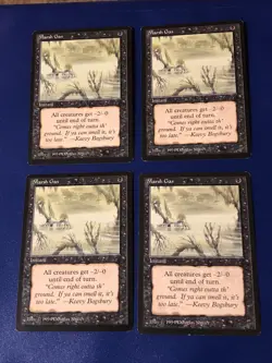 Marsh Gas X4 The Dark Ex Conditions see pics Front Back - Image 1