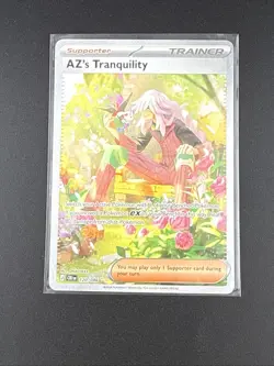 Pokemon TCG Mega Evolution Chaos Rising AZ’s Tranquility Full Art 120/086 - Image 3