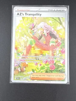 Pokemon TCG Mega Evolution Chaos Rising AZ’s Tranquility Full Art 120/086 - Image 4