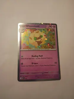 Whimsicott - 019 - Black Star Promo Holo - Phantasmal Flames Pokemon TCG NM - Image 1