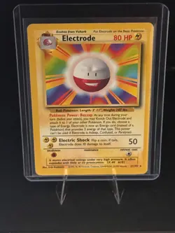Electrode 21/102 Base Set Unlimited Pokemon Moderately Played - Image 1