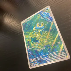Froakie 088/086 Illustration Rare ME04: Chaos Rising Pokemon Holo NM Full Art! - Image 3