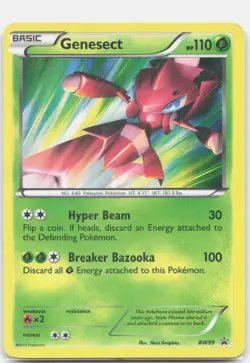 Genesect BW99 Holo Promo Black And White Promo Pokemon Holo Near Mint - Image 1