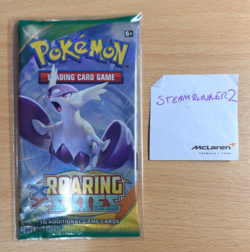 Pokemon XY Roaring Skies Sealed & Sleeved Booster Pack - Mega Latios - Image 1