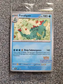 Feraligatr 213 Pokemon 2024 Illustration Contest Promos Sealed SVP 213 - Image 1