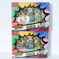 NEW!Pokemon Ascended Heroes First Partners Deluxe Pin Collection Box - Lot of 2 - Image 1