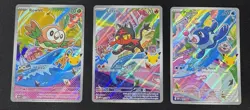 2026 Pokemon First Partner Illustration Collection Alola Starters Set - Image 1