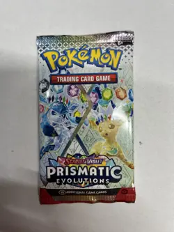 Pokemon Prismatic Evolutions Booster Pack Lot x10 Scarlet Violet Sealed - Image 1