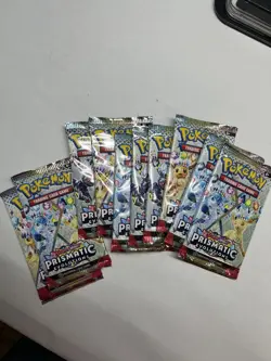 Pokemon Prismatic Evolutions Booster Pack Lot x10 Scarlet Violet Sealed - Image 3