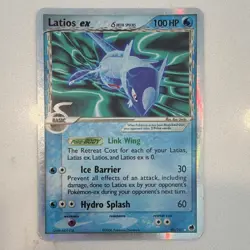 Pokemon TCG Latios ex 96/101 Dragon Frontiers Ultra Rare Holo EX 100 HP - Image 1