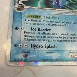 Pokemon TCG Latios ex 96/101 Dragon Frontiers Ultra Rare Holo EX 100 HP - Image 5
