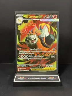 Pokemon Mega Evolution Ultra Rare Mega Camerupt ex #156 - Image 1