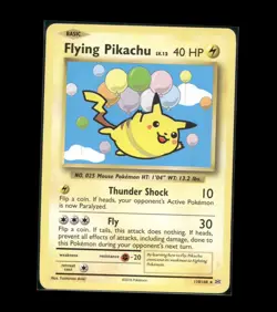 Pokemon Flying Pikachu Secret Rare XY - Evolutions 110/108 NM - Image 1