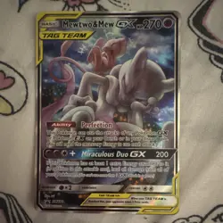 Pokemon TCG Mewtwo & Mew GX SM191 TAG TEAM Promo Holo English 2019 270 HP - Image 2