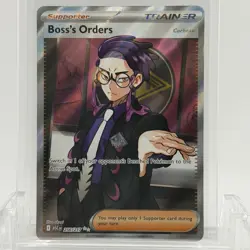 Pokemon TCG Ascended Heros Boss’s Orders #256/217 Ultra Rare NM - Image 1