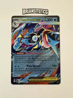 Pokemon Mega Greninja ex 022/086 Holo English Chaos Rising NM - Image 1