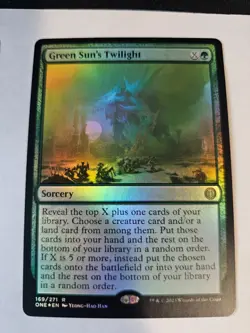 MTG - Green Sun's Twilight FOIL - Phyrexia All Will Be One - Image 1